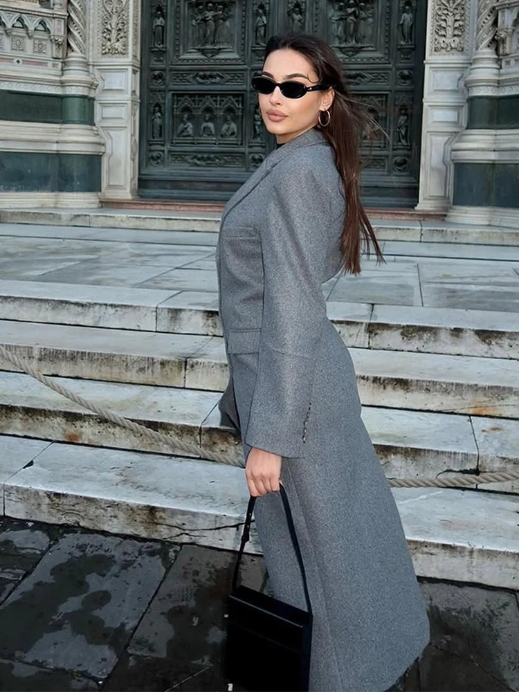 Daisy | Luxe Winter Long Coat with Button-Front Closure