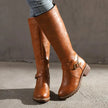 Brooklyn | Chic Buckled Knee-High Boots