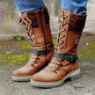 Brooklyn | Lace-Up Winter Boots with Cozy Knit Cuff