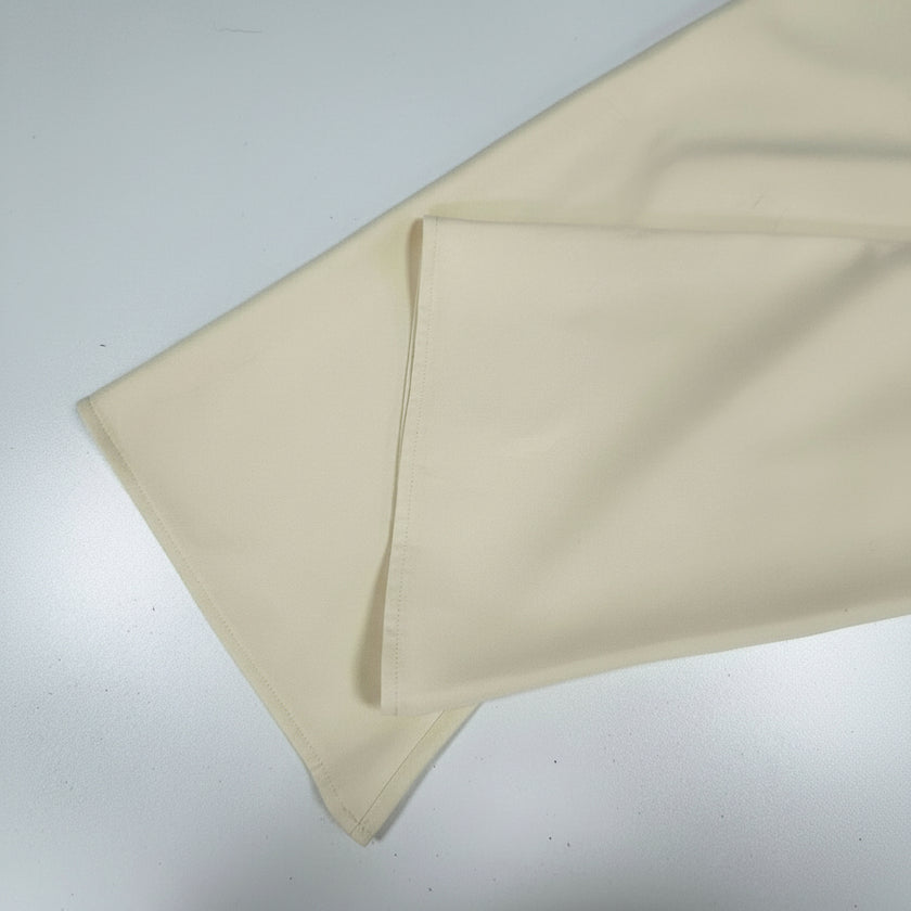 Laura | Ivory Boatneck Blouse with Wide Sleeves - Stylish Viscose Top