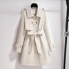 Ariana | Classic Lapel Belted Trench Coat - Timeless Style with a Flattering Belted Silhouette