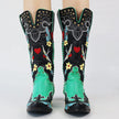 Claire | Embroidered Cowboy Boots with Elegant Heel