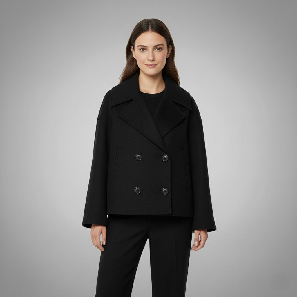 Georgia | Classic Double-Button Short Jacket – Timeless, Chic Everyday Wear
