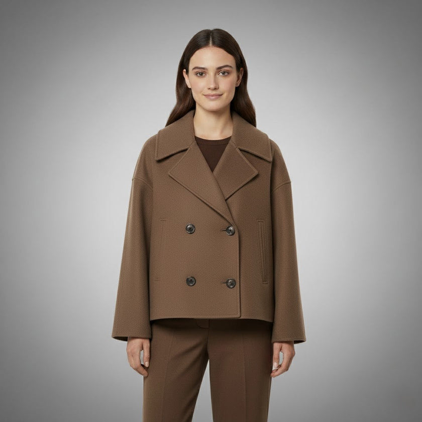 Georgia | Classic Double-Button Short Jacket – Timeless, Chic Everyday Wear