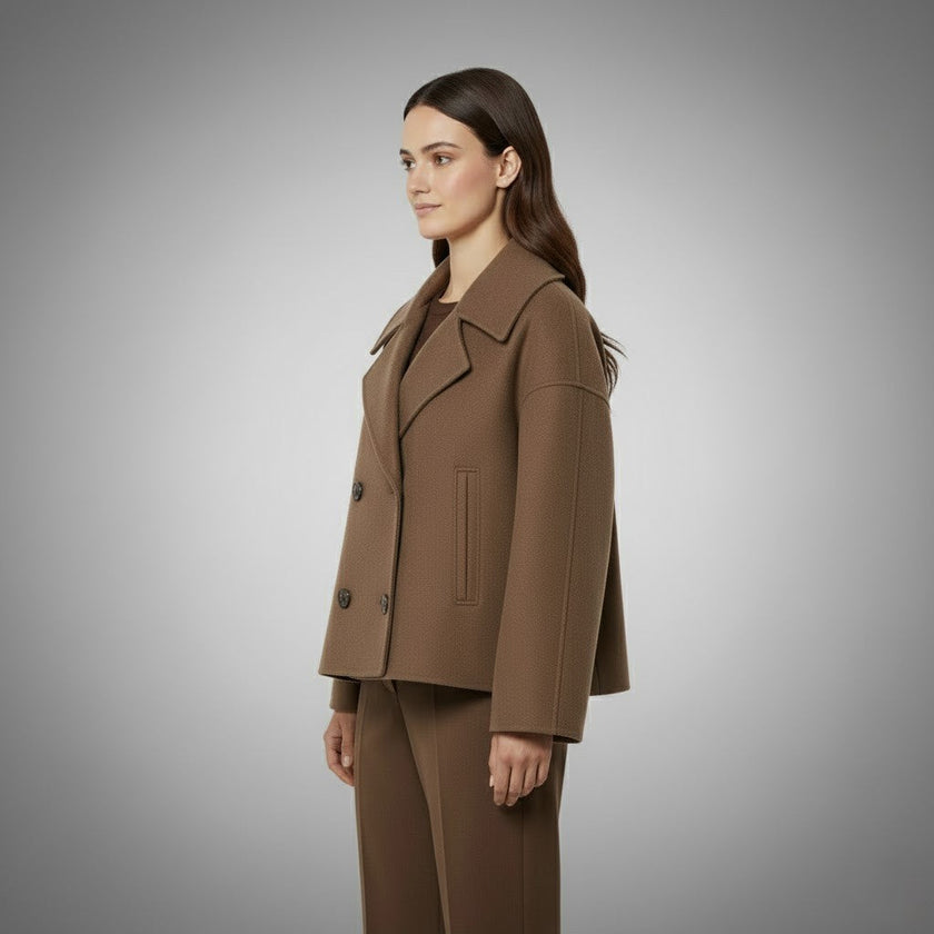Georgia | Classic Double-Button Short Jacket – Timeless, Chic Everyday Wear