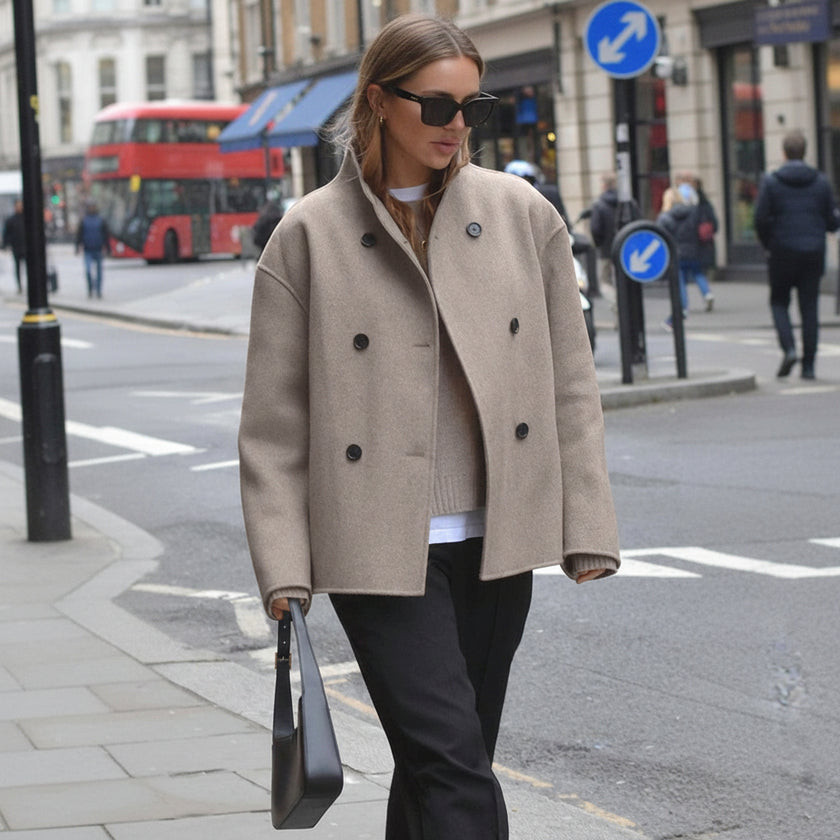 Bianca | Timeless Classic-Chic Double-Breasted Coat