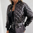 Sabrina | Quilted Short Zip-Up Bomber Jacket – Trendy, Cozy Outerwear