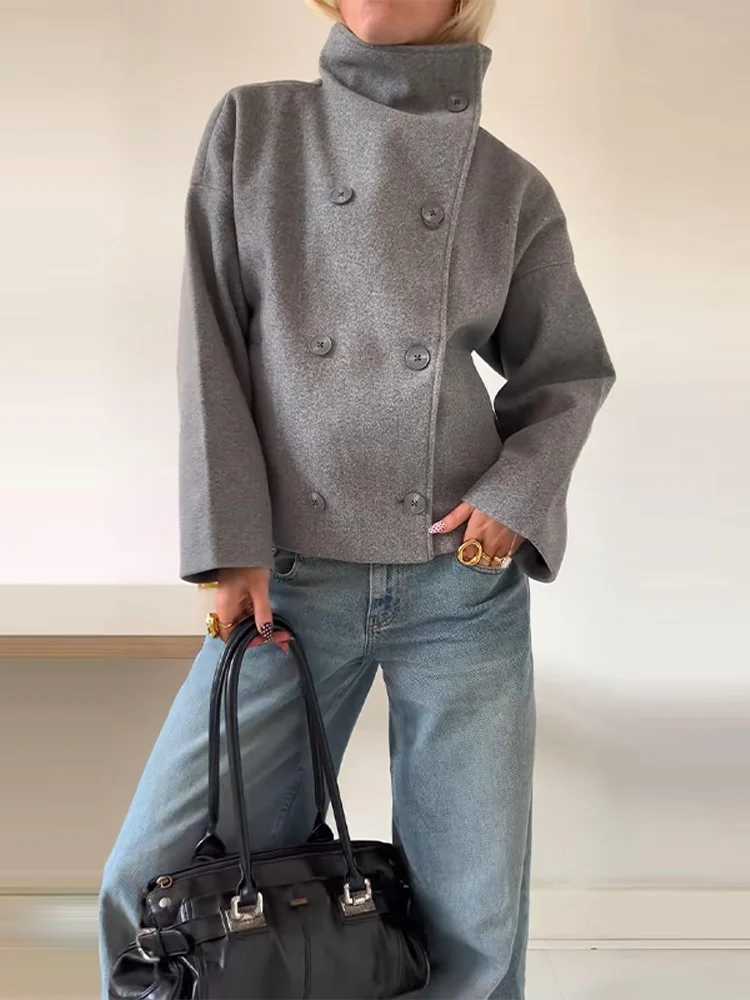 Jessica | Winter Oversized Button-Front Jacket - Cozy & Trendy Outerwear