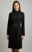 Camille | Belted Winter Midi Coat Dress