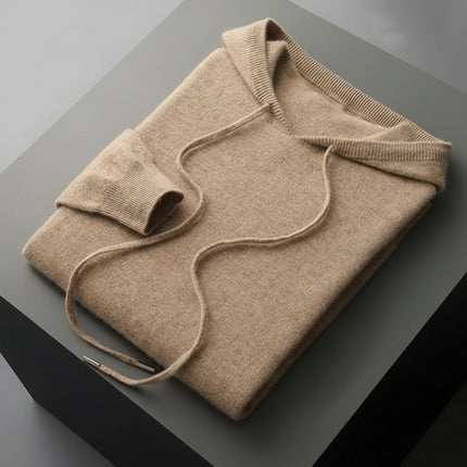 Everyday Essentials | Men's Hoodie with Adjustable Drawstring Fit | Minimalist Design for Effortless Layering