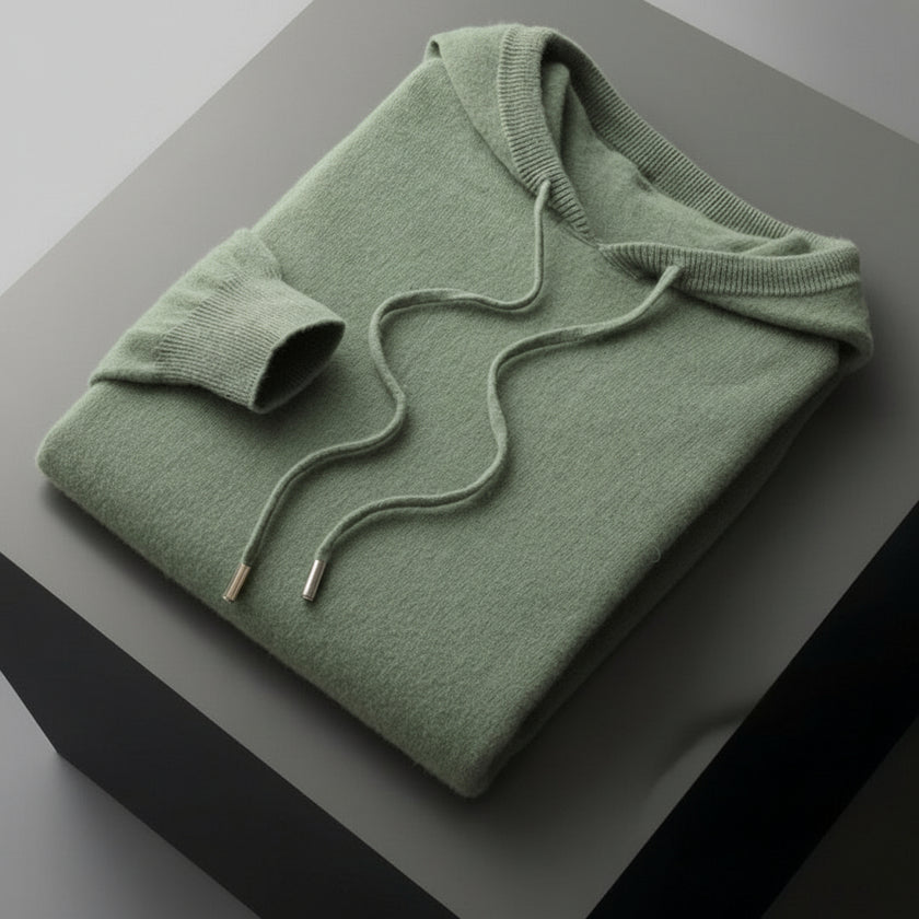 Everyday Essentials | Men's Hoodie with Adjustable Drawstring Fit | Minimalist Design for Effortless Layering