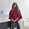Eleanor | Elegant Belted Cape Jacket for Timeless Sophistication