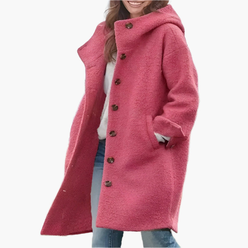 Elizabeth | Relaxed-Fit Long Winter Coat — Effortless Warmth and Style