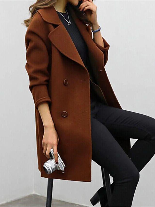 Brooklyn | Long Double-Breasted Winter Coat — Timeless Style and Warmth