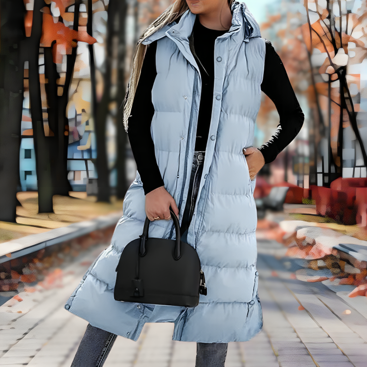 Claire | Casual Winter Padded Long Coat - Cozy Warmth for Everyday Style