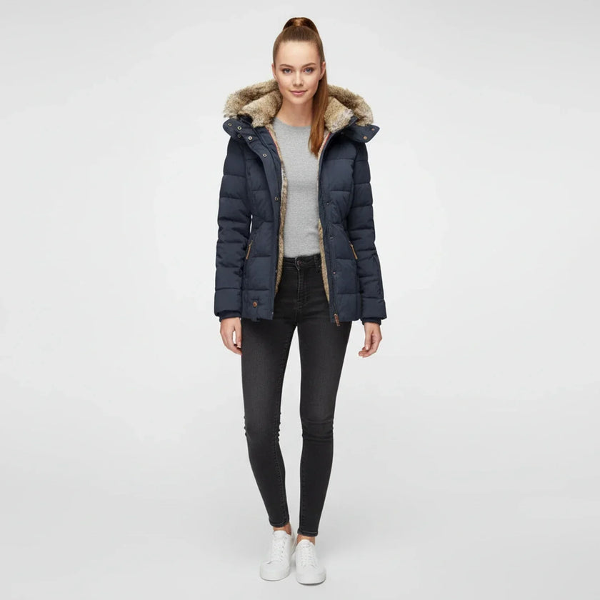 Erica | Quilted Hooded Puffer Jacket – Cozy, Stylish Winter Warmth