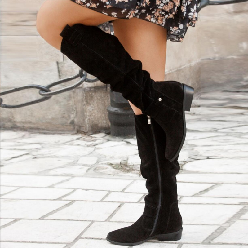 Ashley | Over-the-Knee Fashion Boots - Sleek, Statement-Making Knee-High Boots