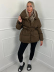 Brooklyn | Belted Winter Puffer Coat — Cozy & Chic
