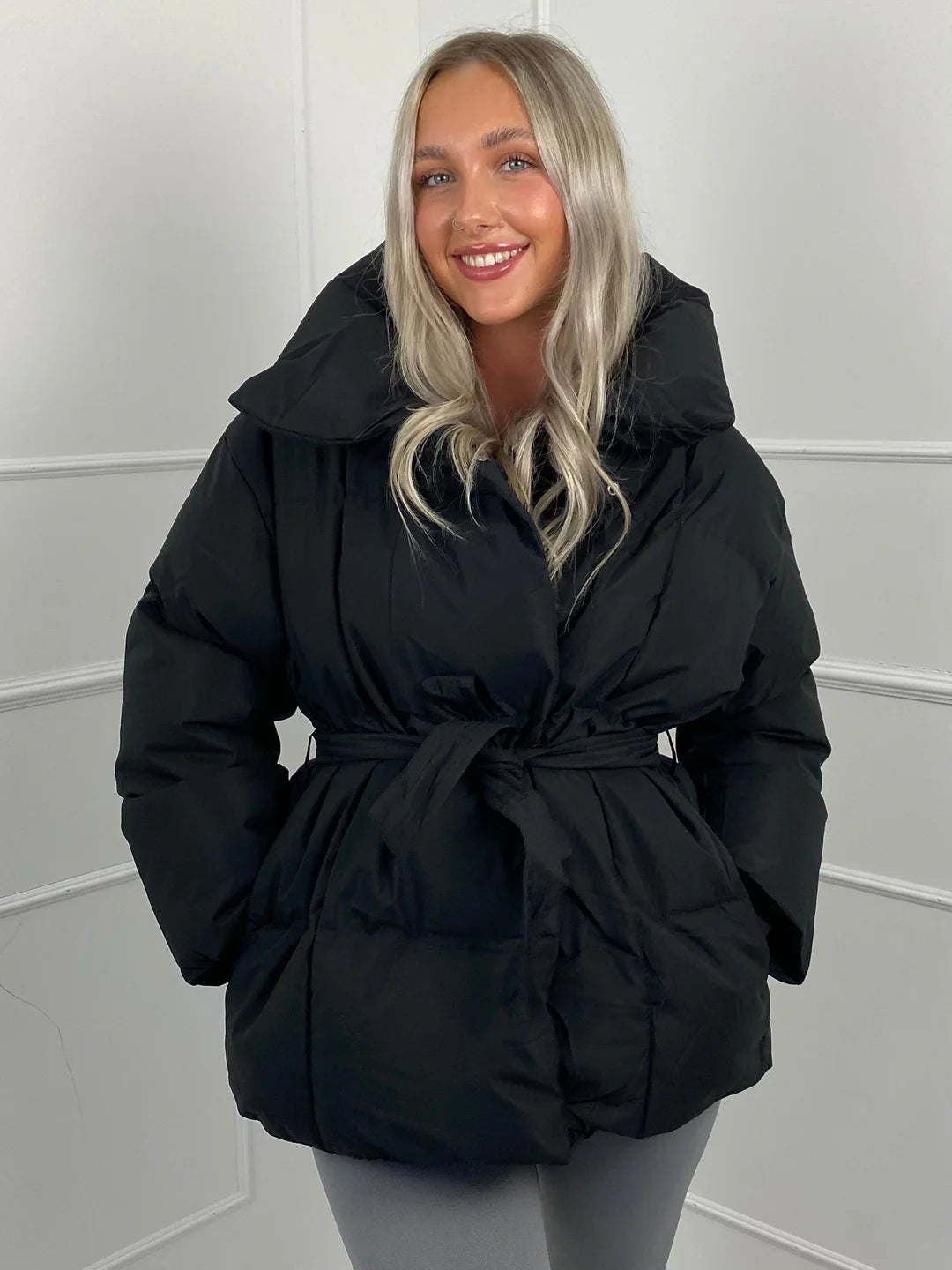 Brooklyn | Belted Winter Puffer Coat — Cozy & Chic