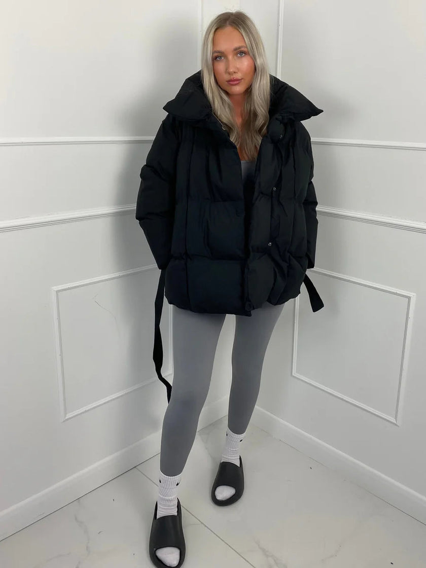 Brooklyn | Belted Winter Puffer Coat — Cozy & Chic