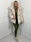 Brooklyn | Belted Winter Puffer Coat — Cozy & Chic