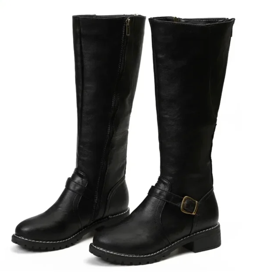 Chloe | Sleek, Premium Leather Knee-High Boots for Women