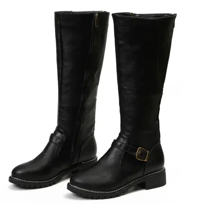 Chloe | Sleek, Premium Leather Knee-High Boots for Women