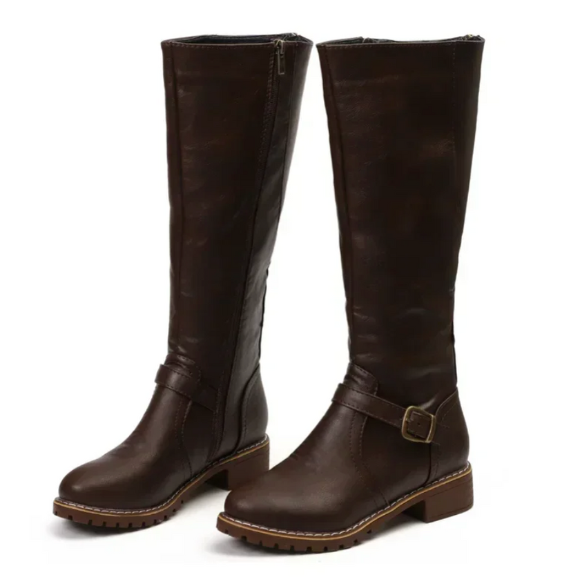 Chloe | Sleek, Premium Leather Knee-High Boots for Women
